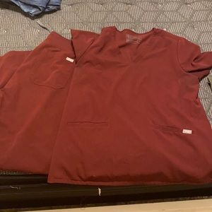 Burgundy Figs Scrubs